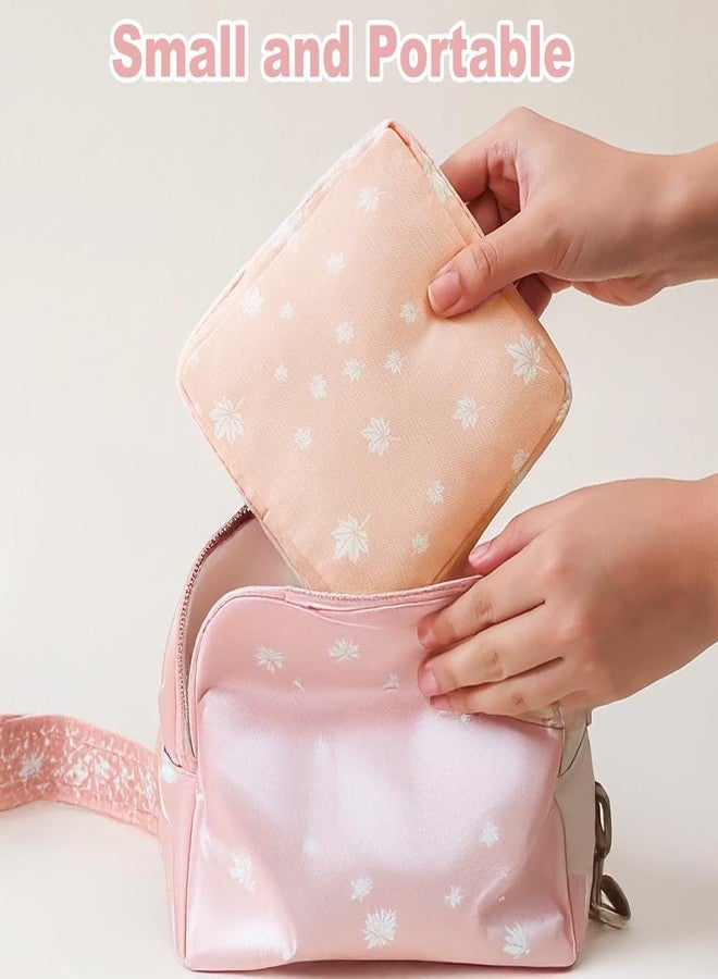 DIBALIYI 6 Pcs Sanitary Napkin Storage Bag, Portable Waterproof Period Pouch with Zipper, Small First Period Pad Bag Feminine Care with Lanyards for Women Teen Girls School Office Supplies - Image 5